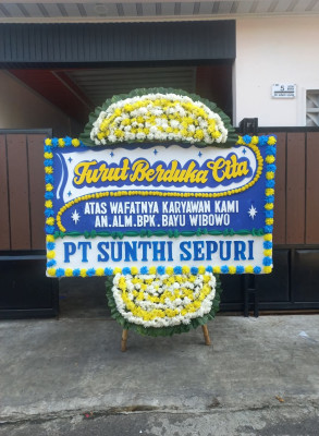 Papan Bunga Duka di Limba U I